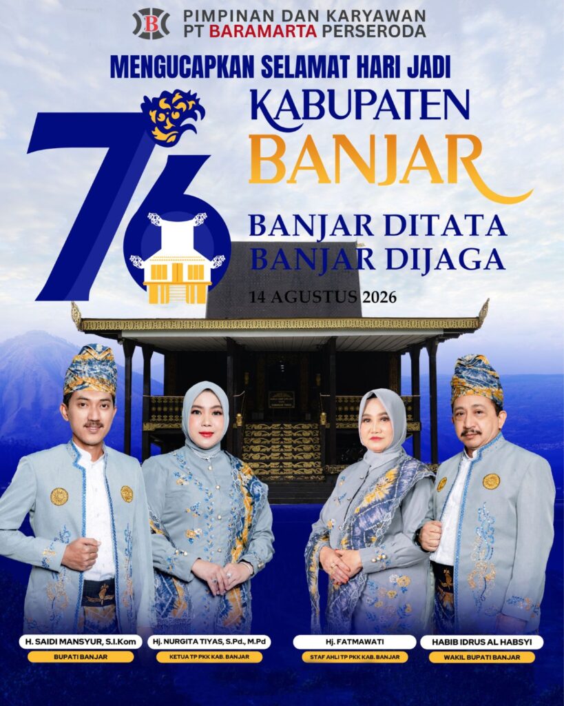 🎉 Selamat Hari Jadi ke-76 Kabupaten Banjar